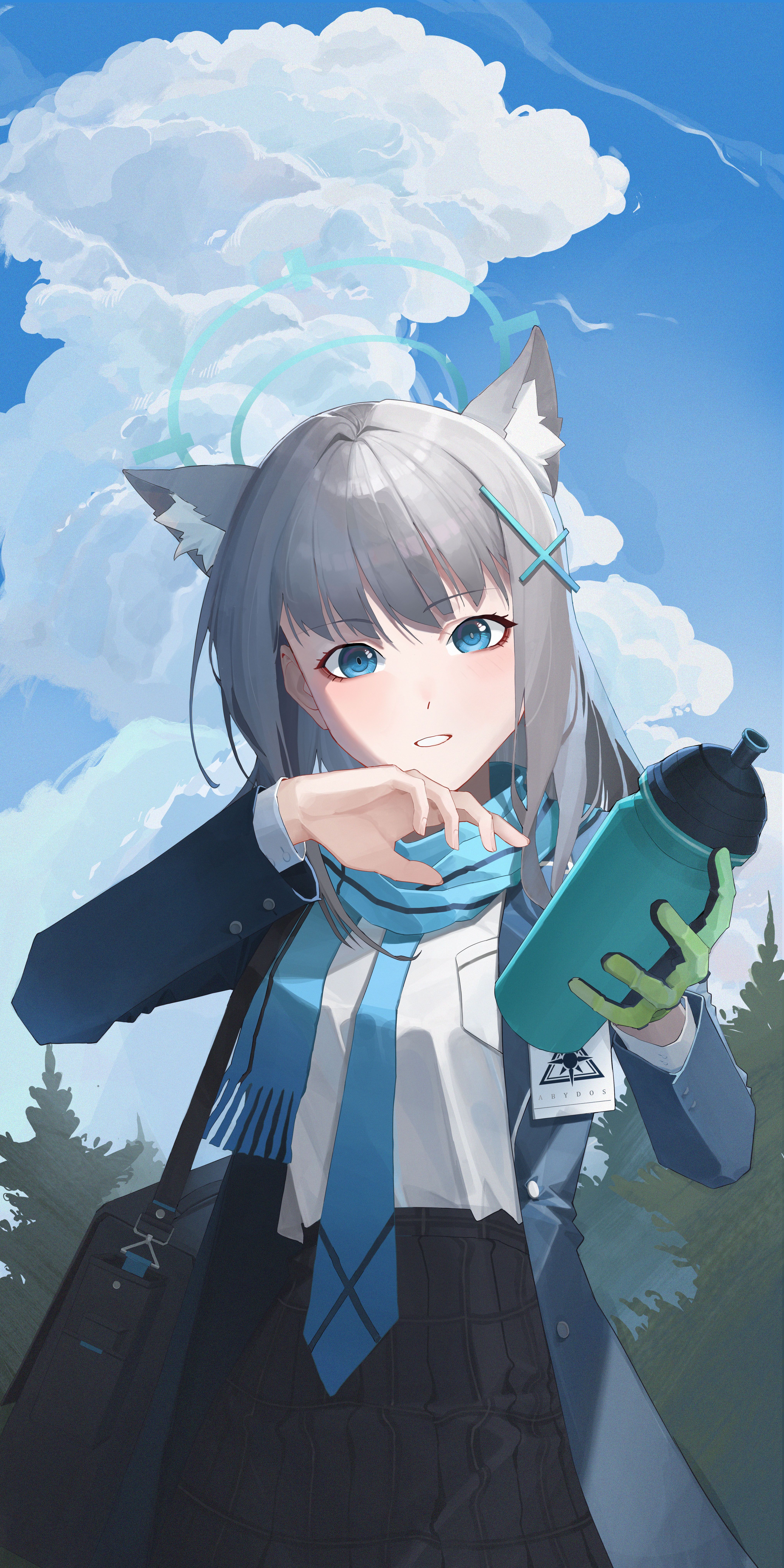 4050x8100 Sunaookami Shiroko Archive Wallpaper By Baihua Y Anime Image Board