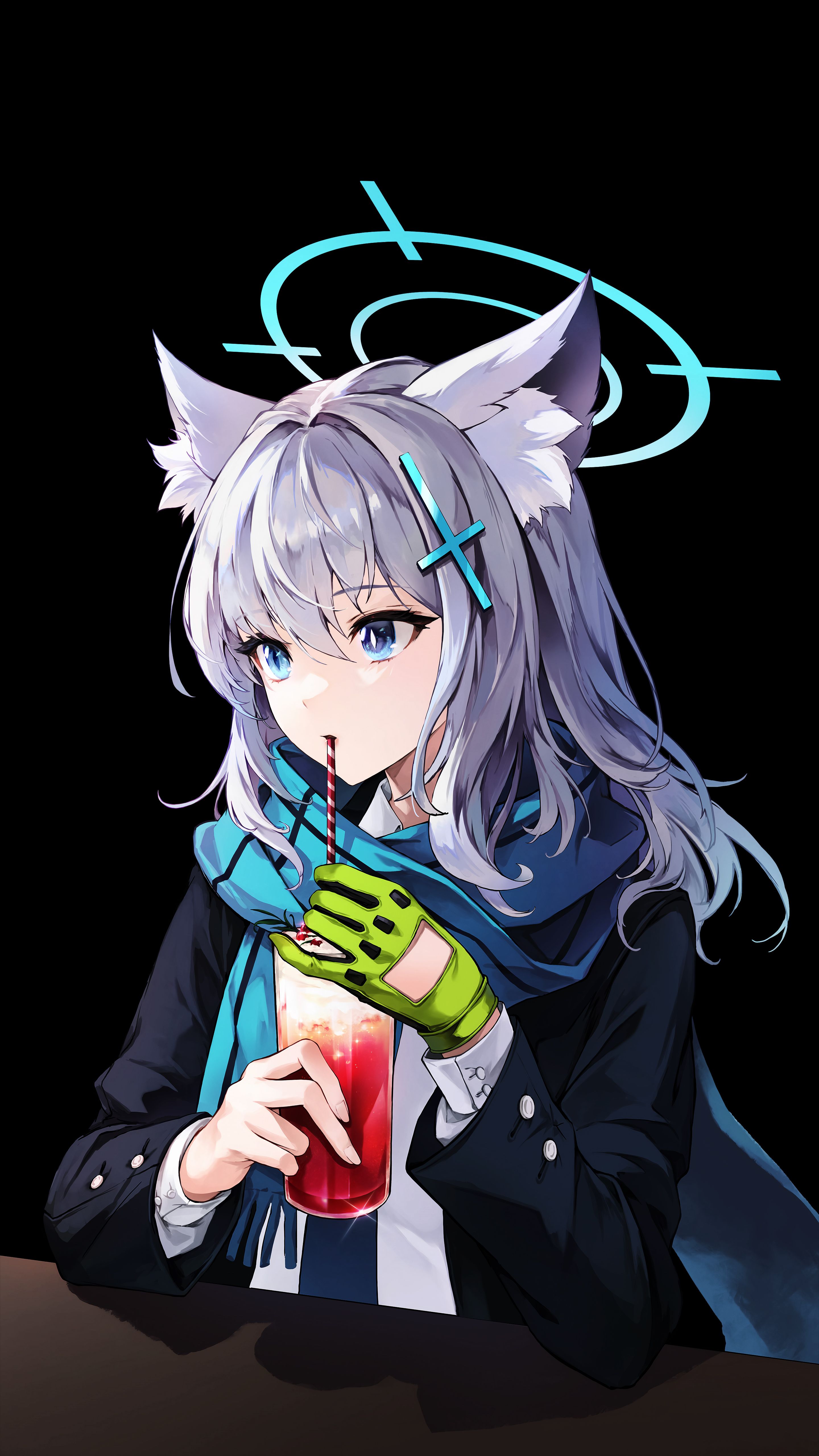 2880x5120 2880x5120] [AMOLED] Sunaookami Shiroko (Blue Archive)