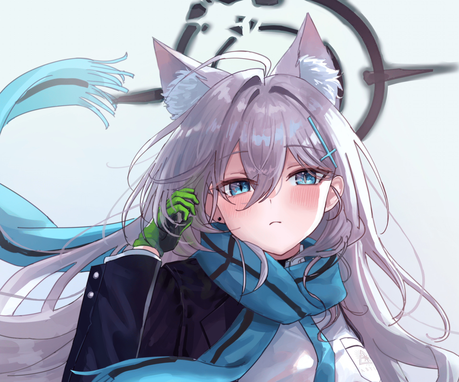 1920x1600 Shiroko Sunaookami HD Wallpaper