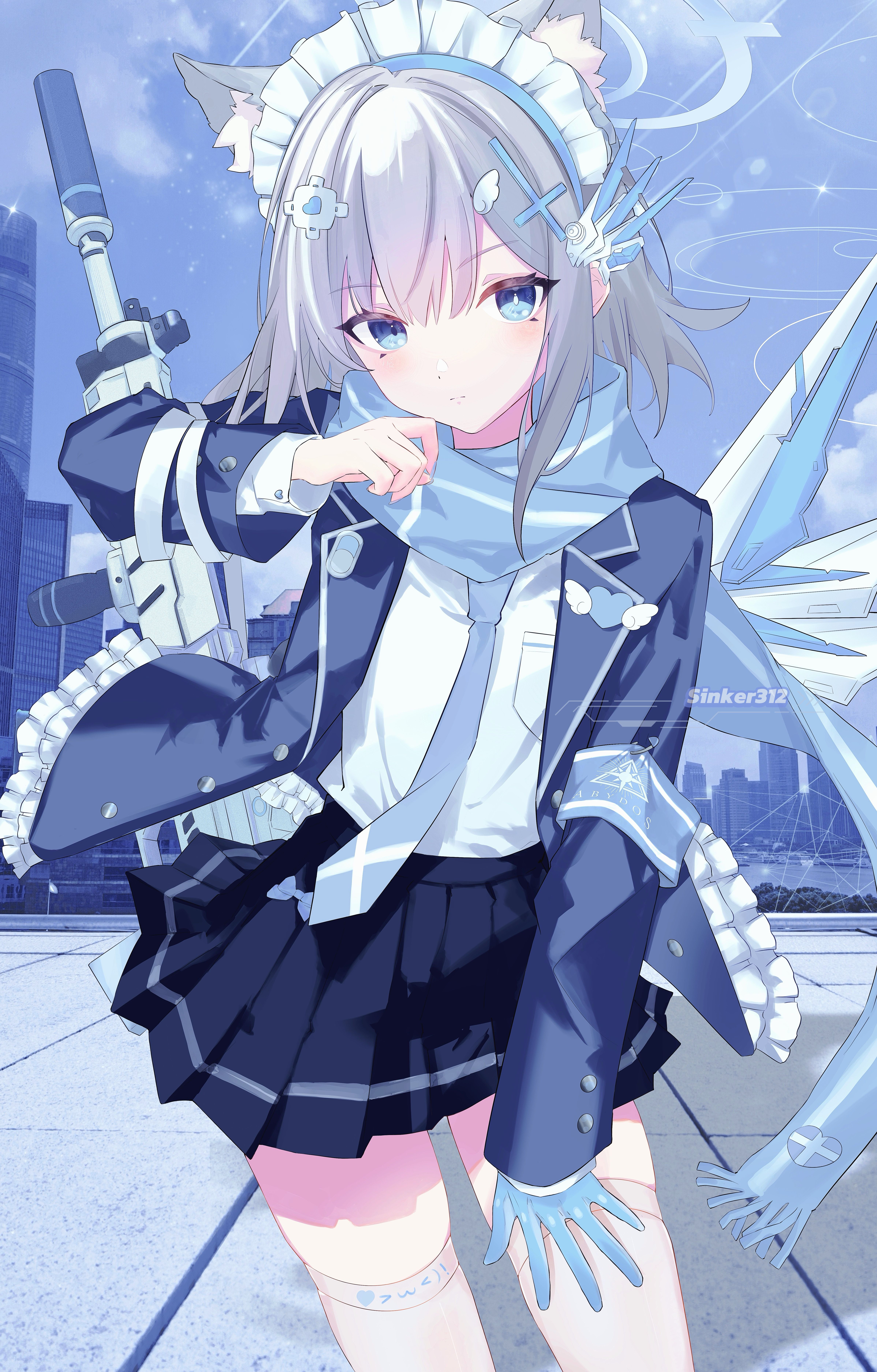 4792x7500 Sunaookami Shiroko Archive Wallpaper by 小沉Sinkerrr Anime Image Board