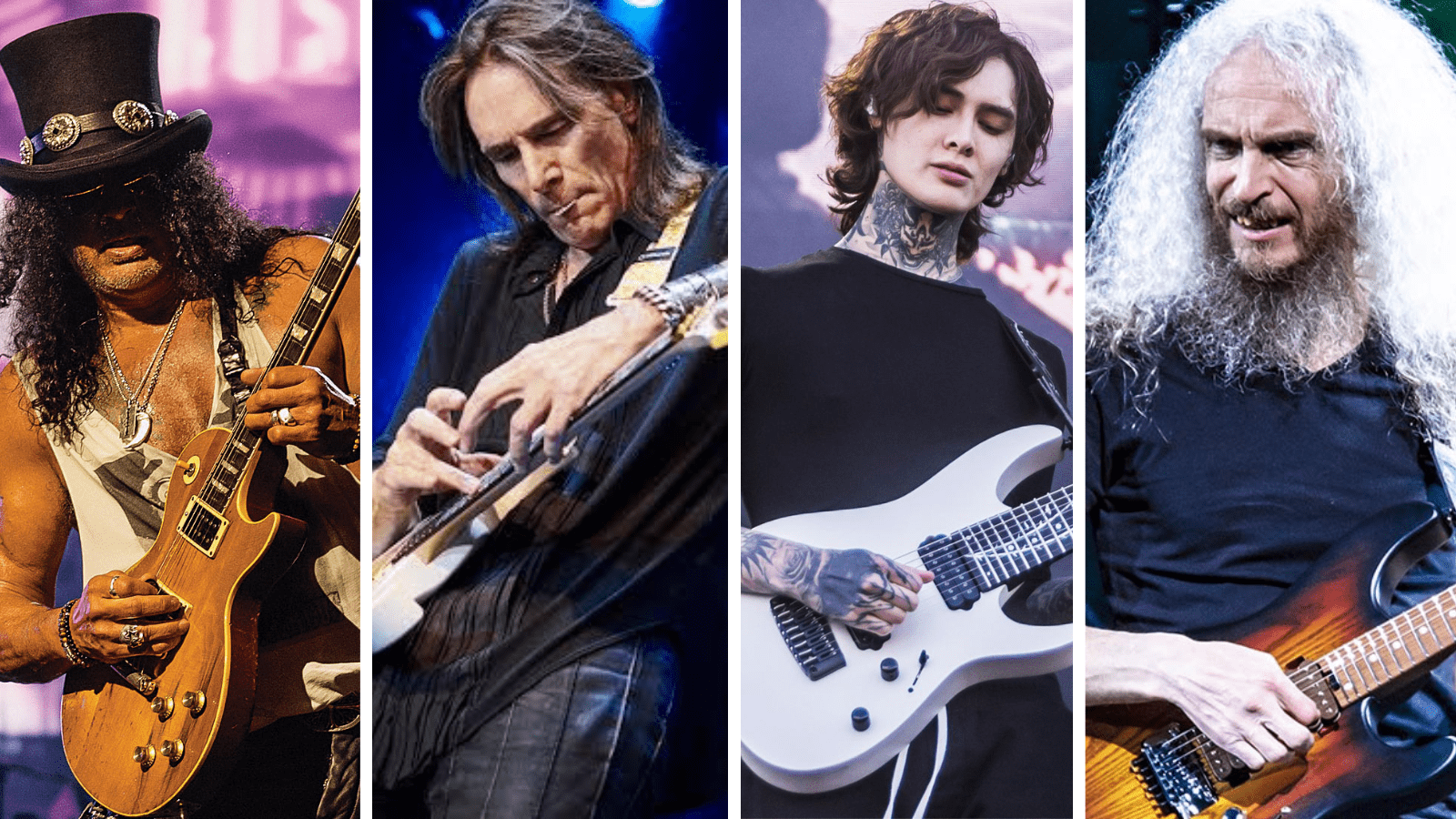 1600x900 Slash, Steve Vai, Tim Henson and Guthrie Govan Are on the Same Album, and Nobody Saw It Coming