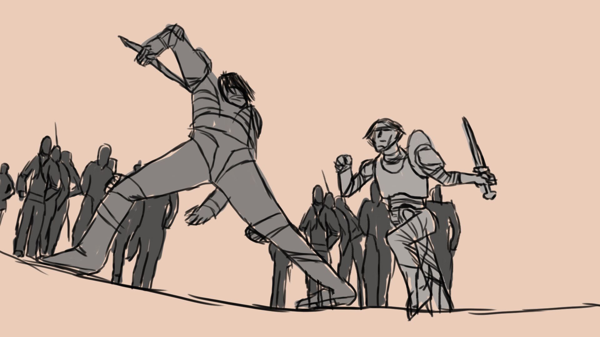 1920x1080 Paul Atreides vs Feyd Rautha (Dune) Storyboard FanArt