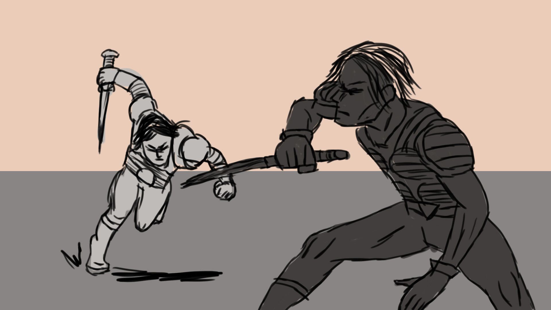 1920x1080 Paul Atreides vs Feyd Rautha (Dune) Storyboard FanArt