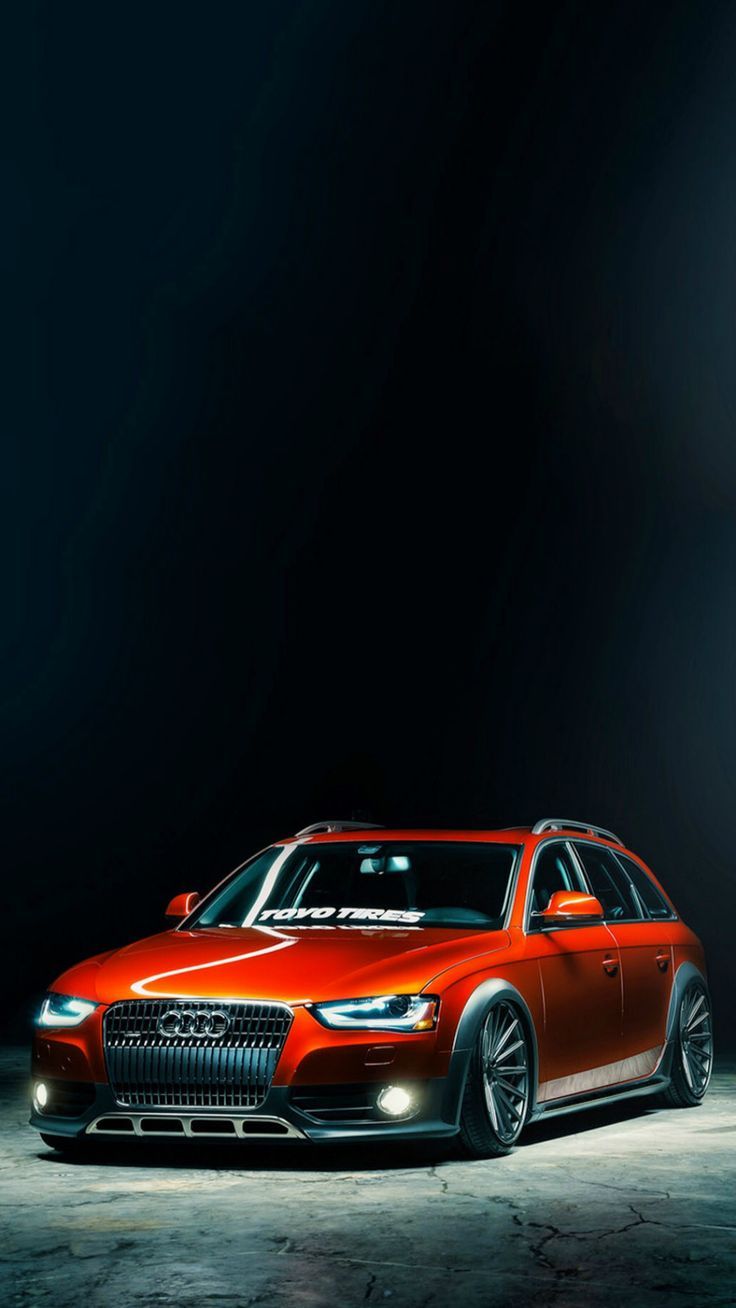 736x1308 Slammed Audi A4 Allroad iPhone 8 Wallpaper