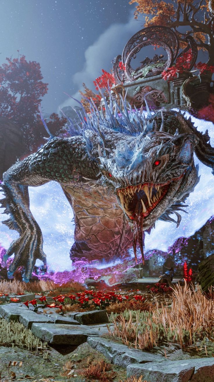 736x1308 Garm vs nidhogg, who wins as both of them can tear the fabric of the realms ?