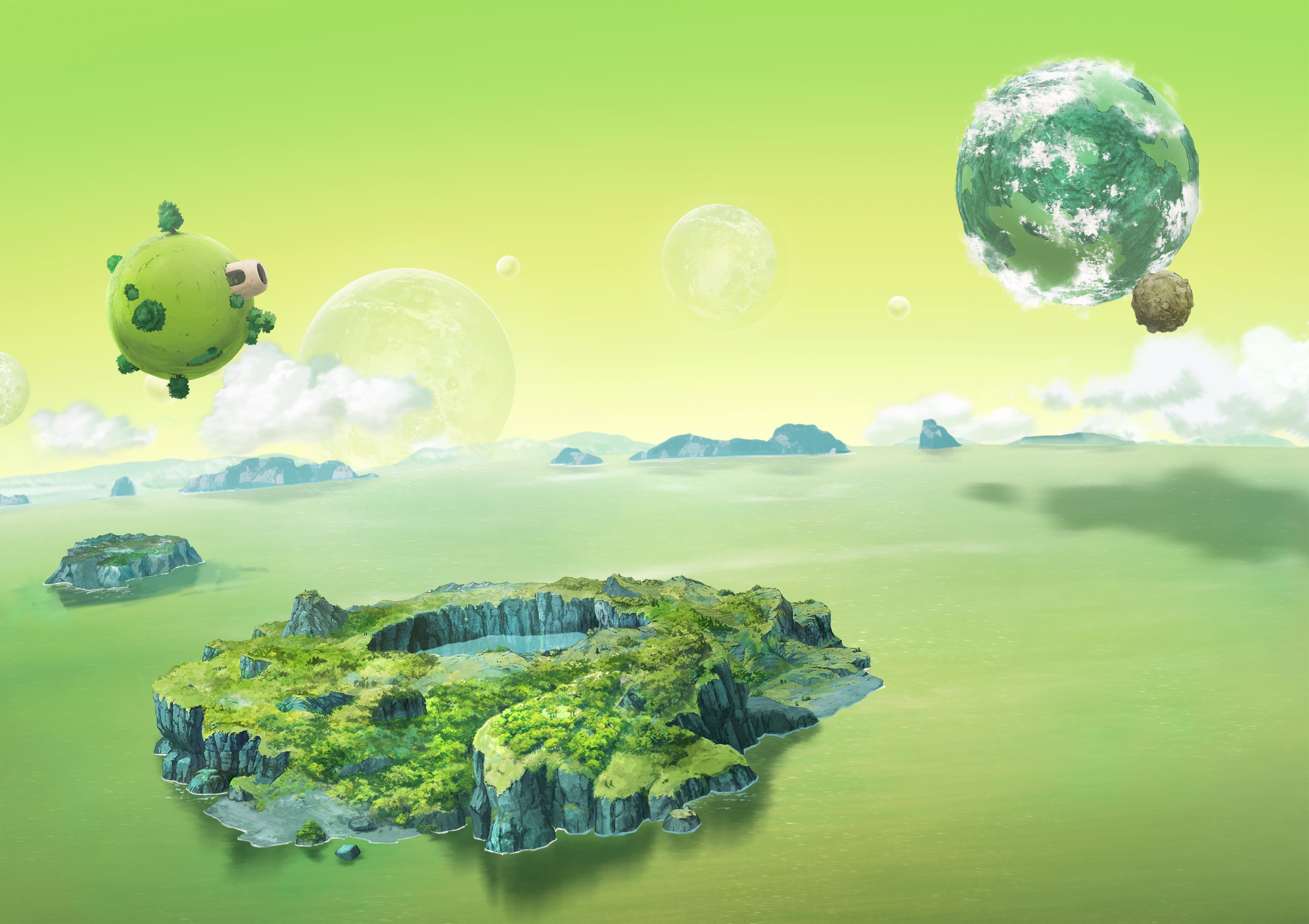 4096x2891 Landscape of Demon Realm looks more gorgeous than Living World