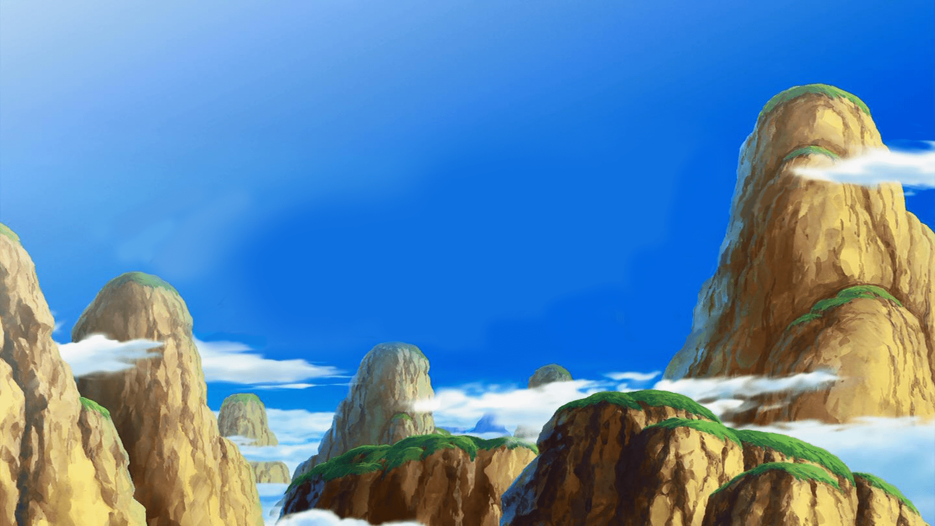 1920x1080 Stunning Dragon Ball Z HD Wallpaper: Majestic Landscapes