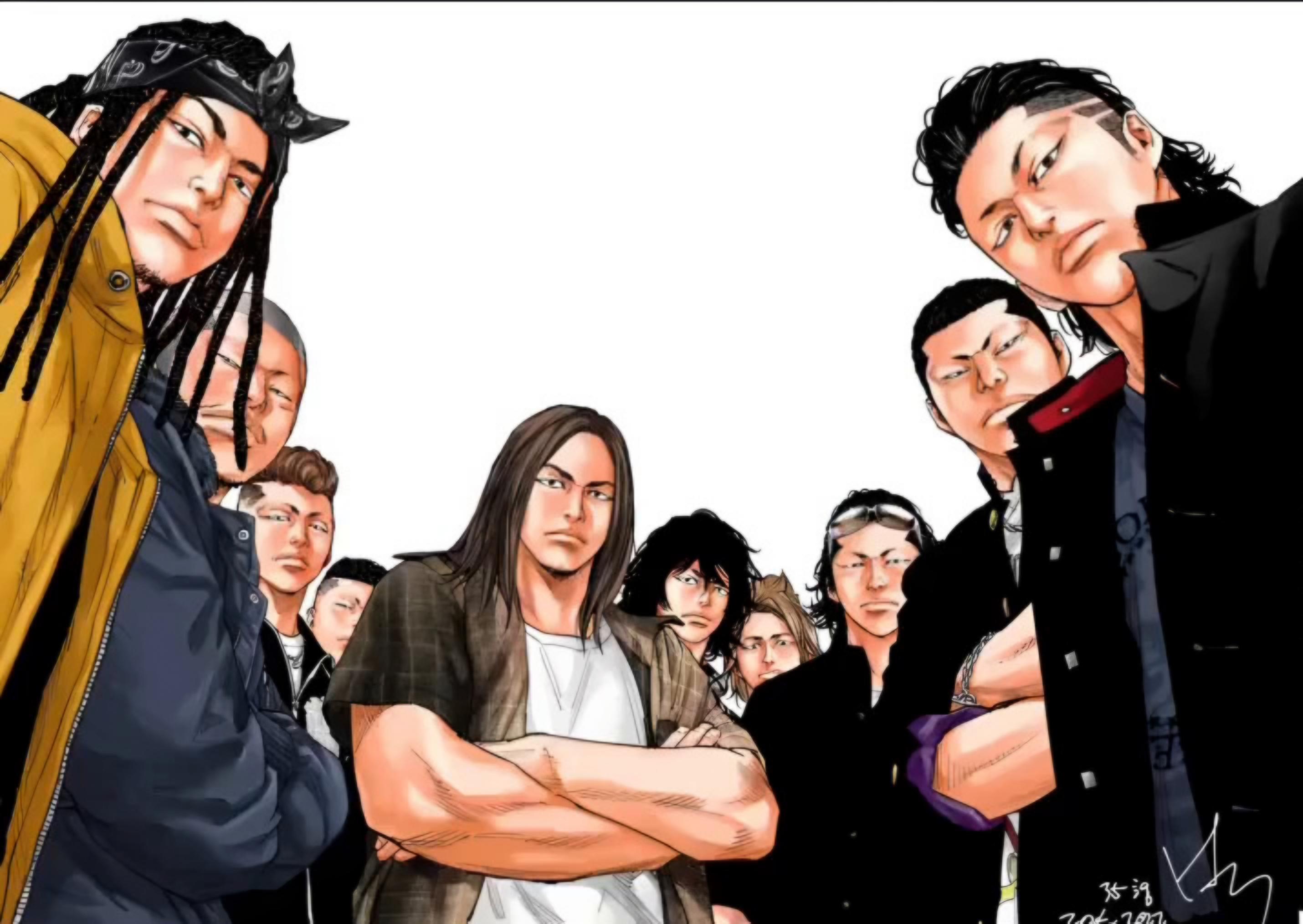 2860x2028 Some art from Crows Zero 2 I got from Hirakawa's Instagram. Couldn't find them anywhere, so I thought about sharing it with y'all