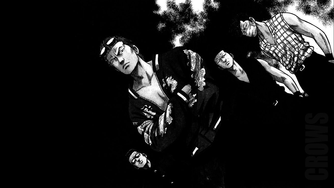 1360x765 Image tagged with CROWS, Takahashi Hiroshi, Takiya Genji
