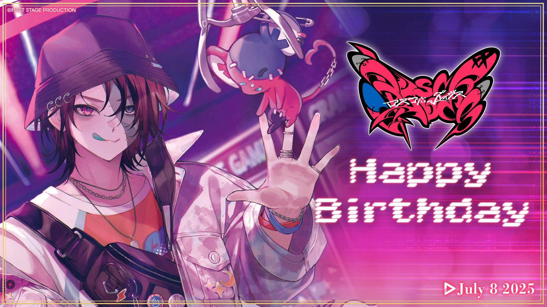 1920x1080 FIRST STAGE PRODUCTION EN on X: Today, July 8th, is a special day for our cool and definitely not cute zombie. Happy Birthday