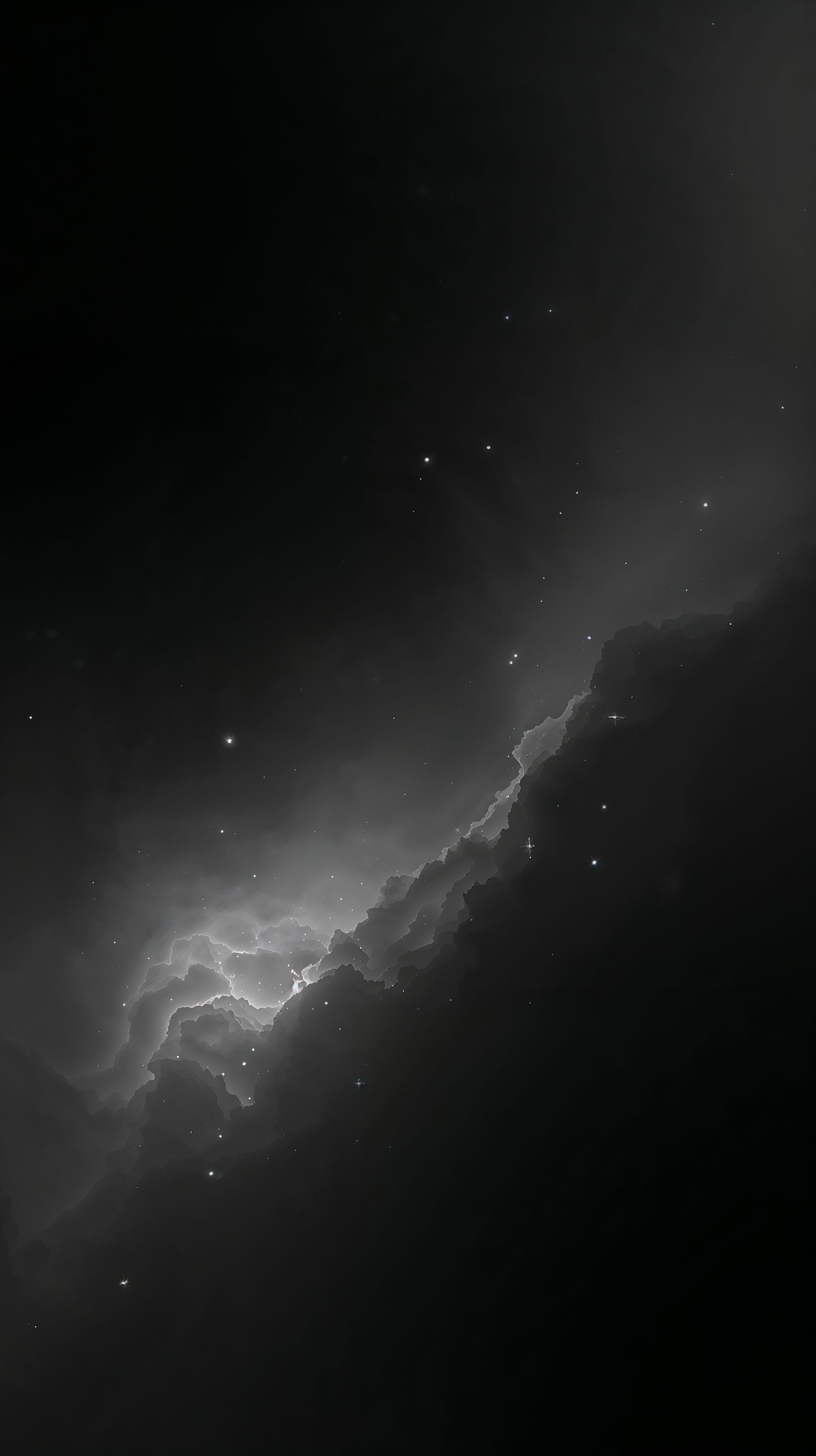 1792x3200 Free Black Gradient Wallpaper (Luxury and Dark)