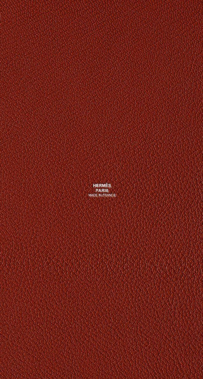 680x1266 Download Copper Textured Hermes Leather Wallpaper