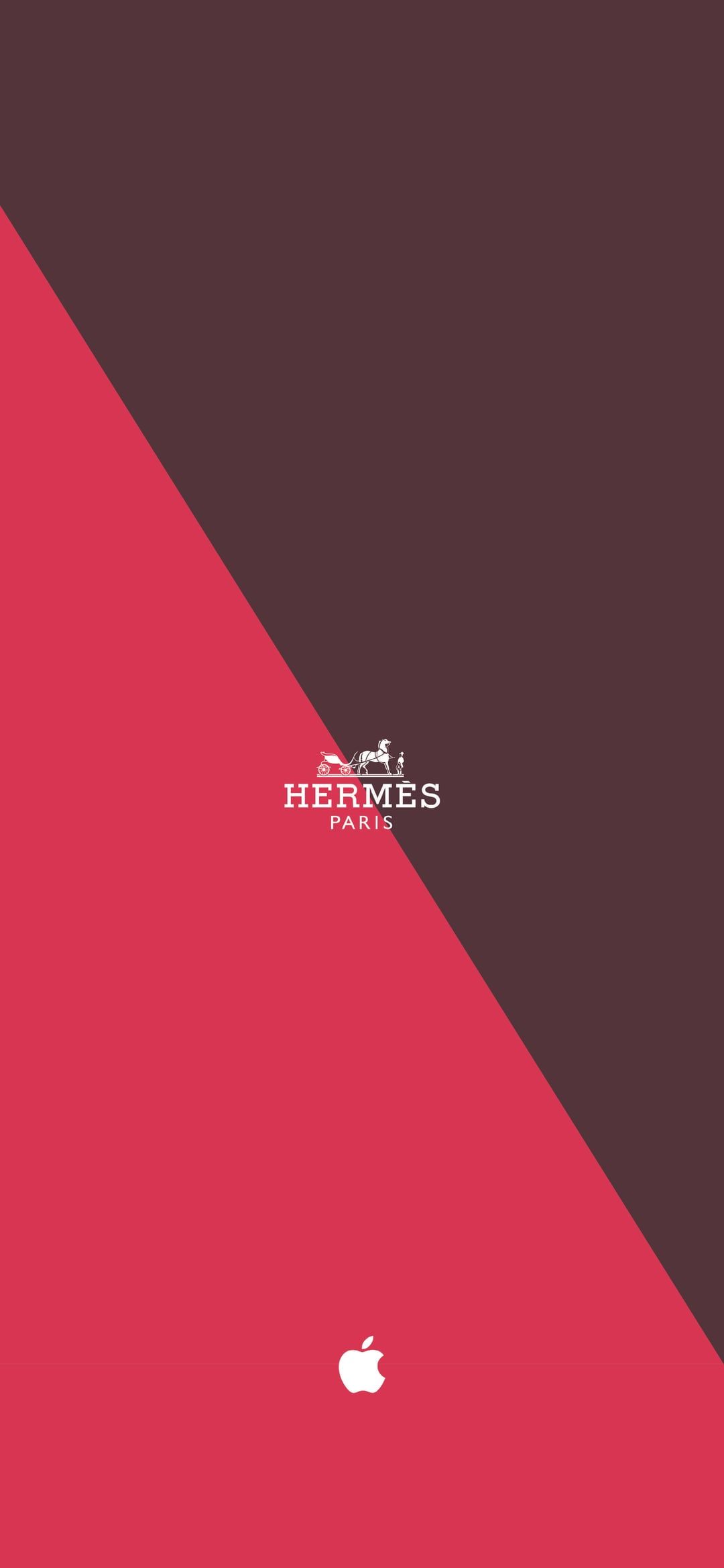 1080x2337 I made this Hermes wallpaper from Apple watch
