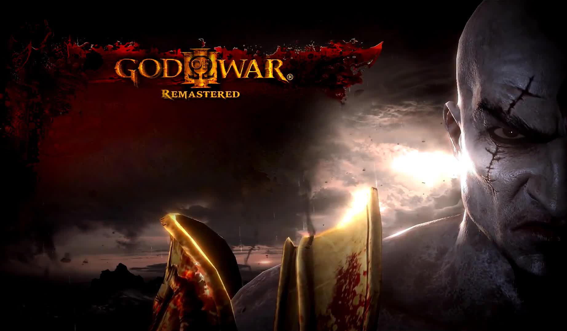 1844x1076 God Of War 3 Remastered Live Wallpaper