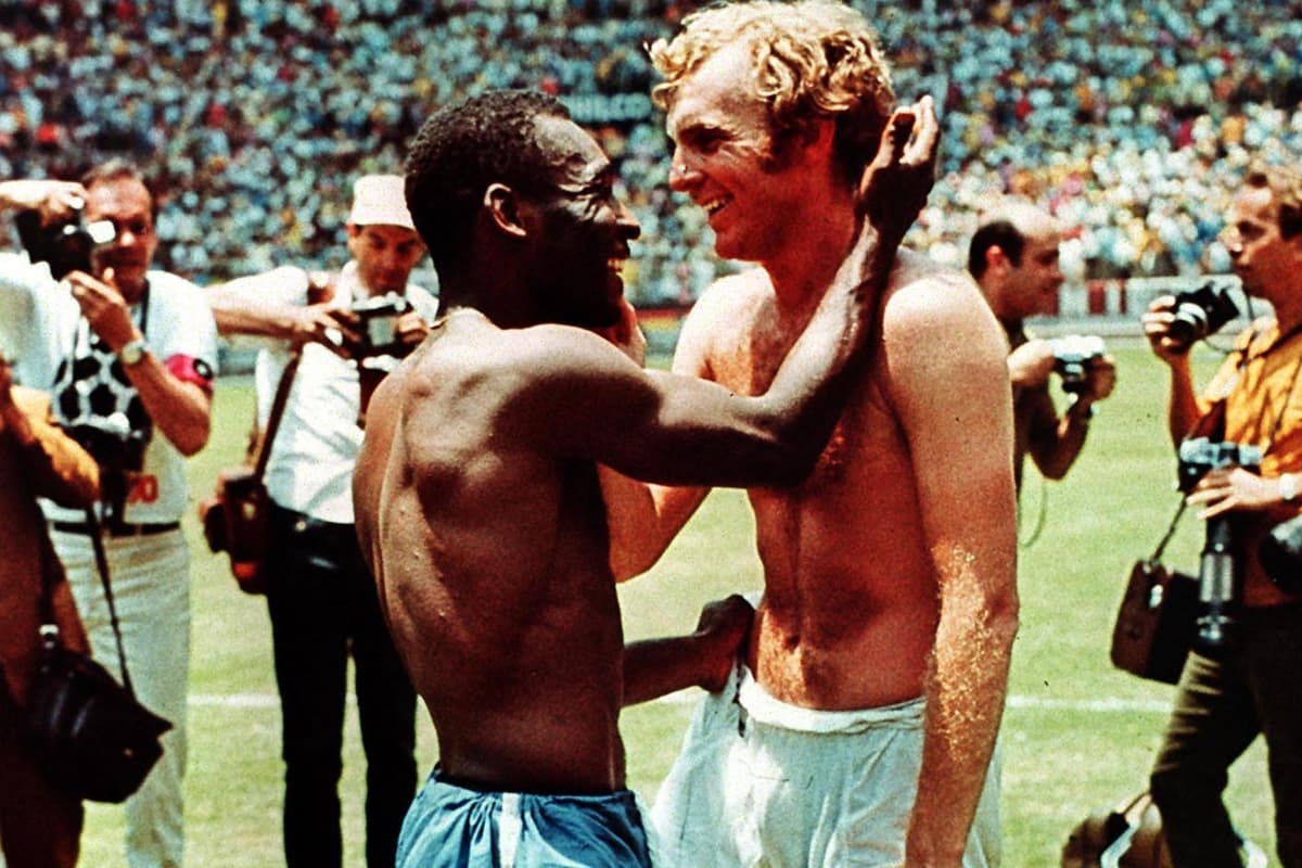 1200x800 The enduring World Cup photo of Pelé and Bobby Moore by Doncaster's John Varley