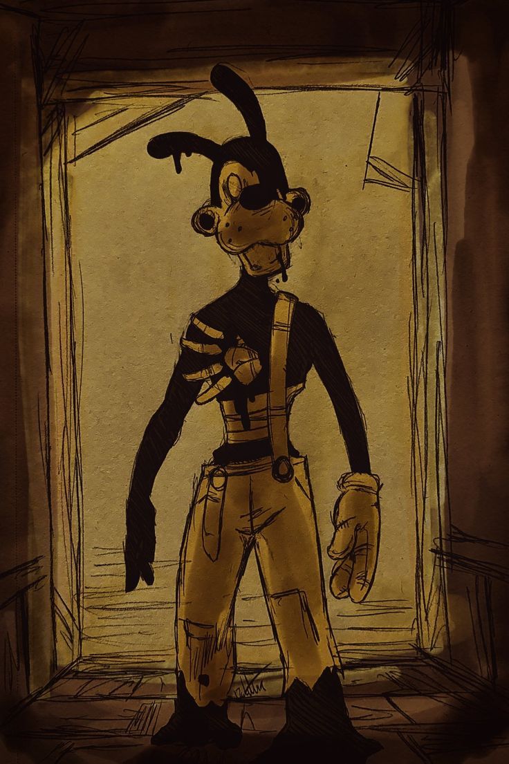 736x1105 Boris batim. Boris the wolf fanart, Boris the wolf wallpaper, Bendy and the ink machine