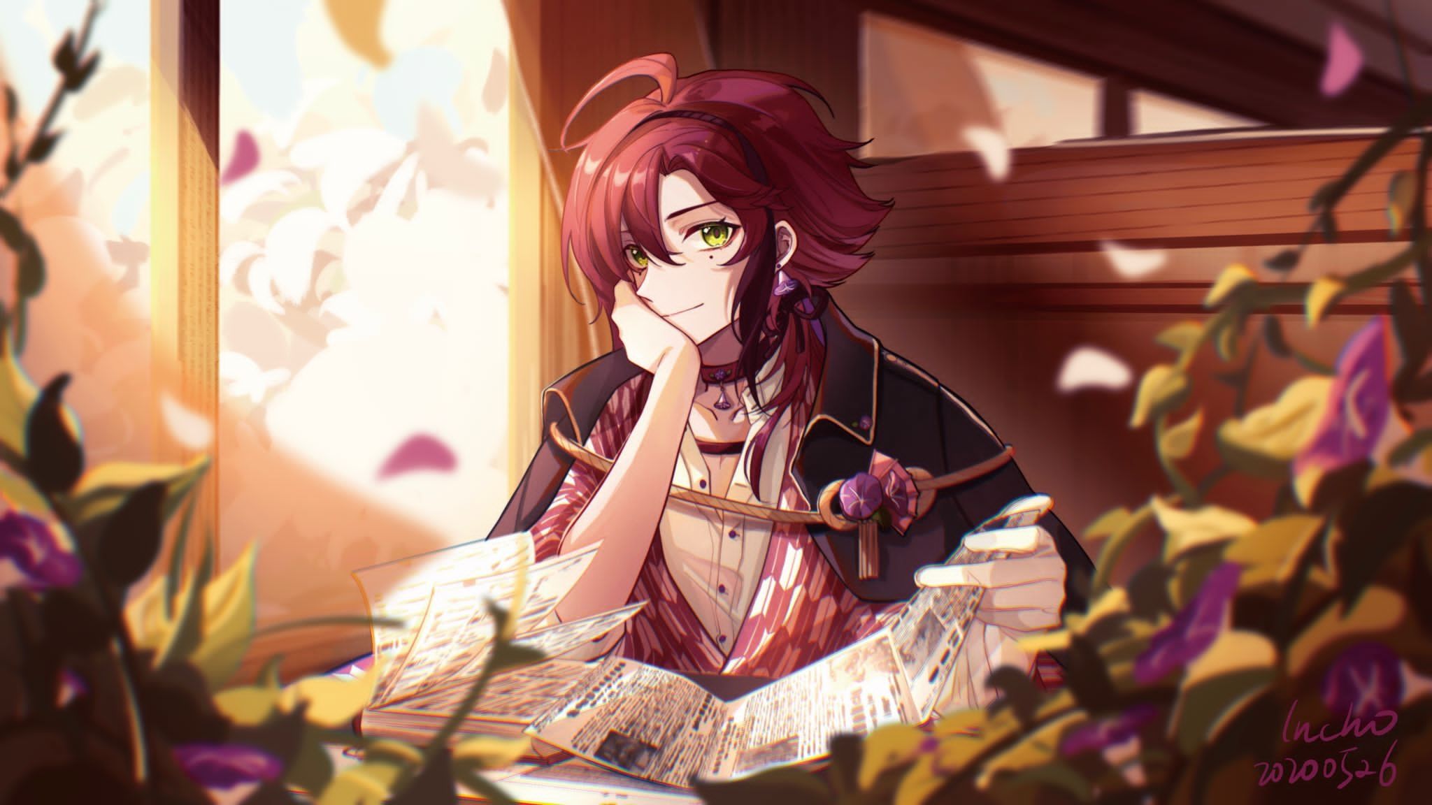 2048x1152 Shikanoin Heizou Wallpaper