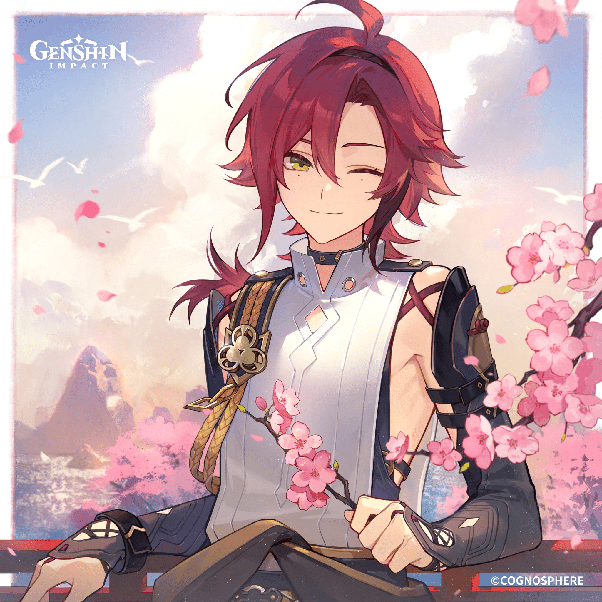 2048x2048 Shikanoin Heizou 2024 Birthday Art Genshin Impact
