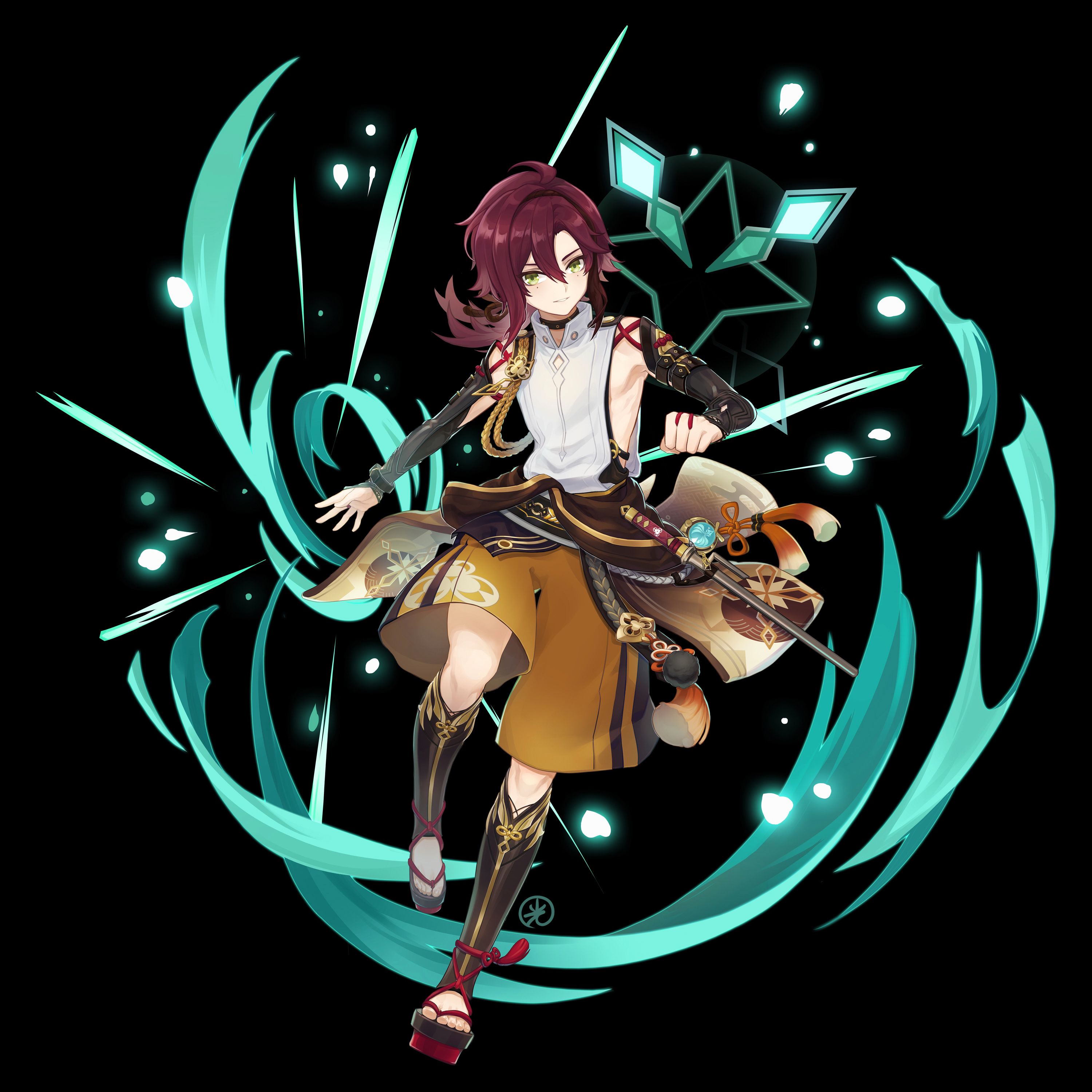 3000x3000 Shikanoin Heizou Impact Anime Image Board
