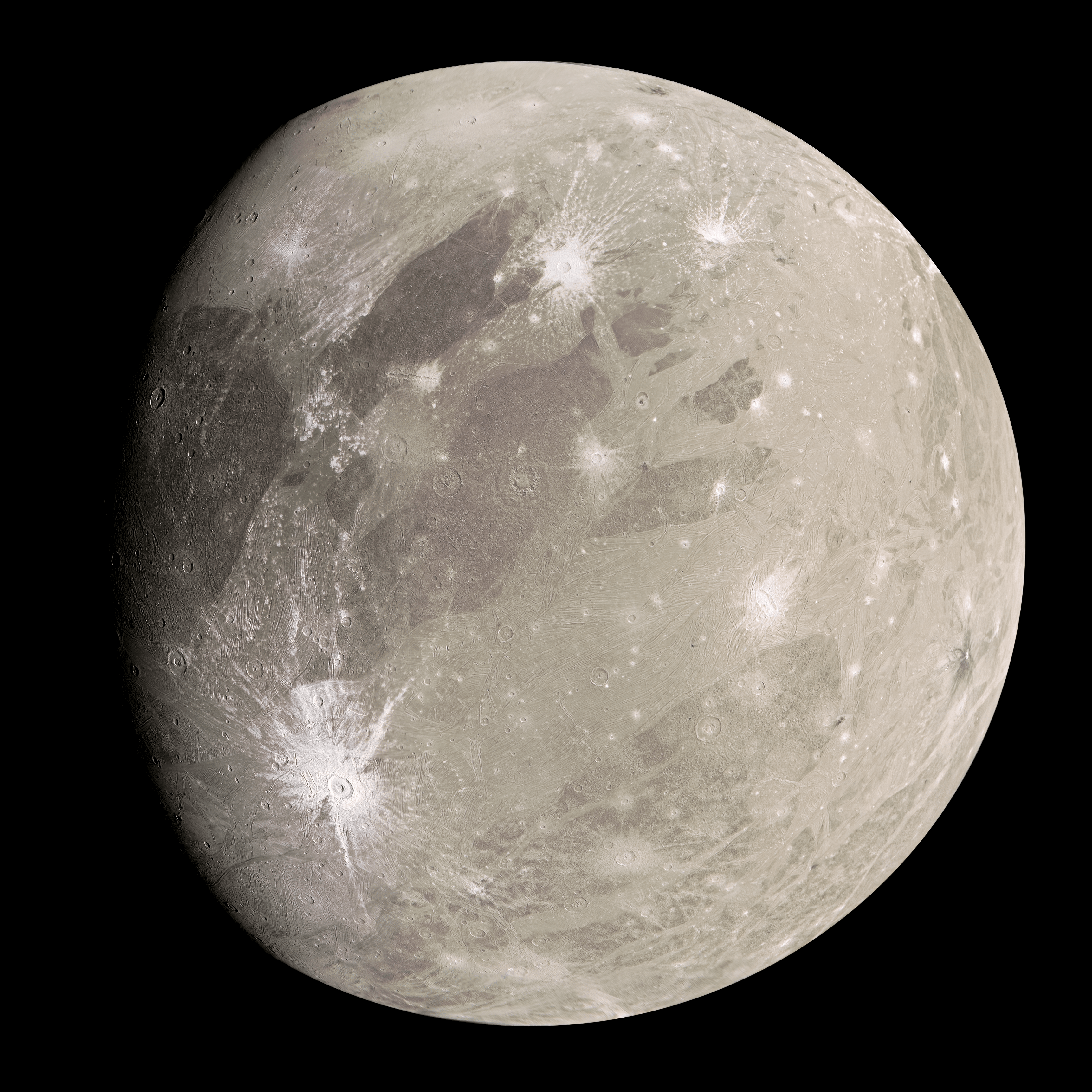 3445x3445 Ganymede (moon)