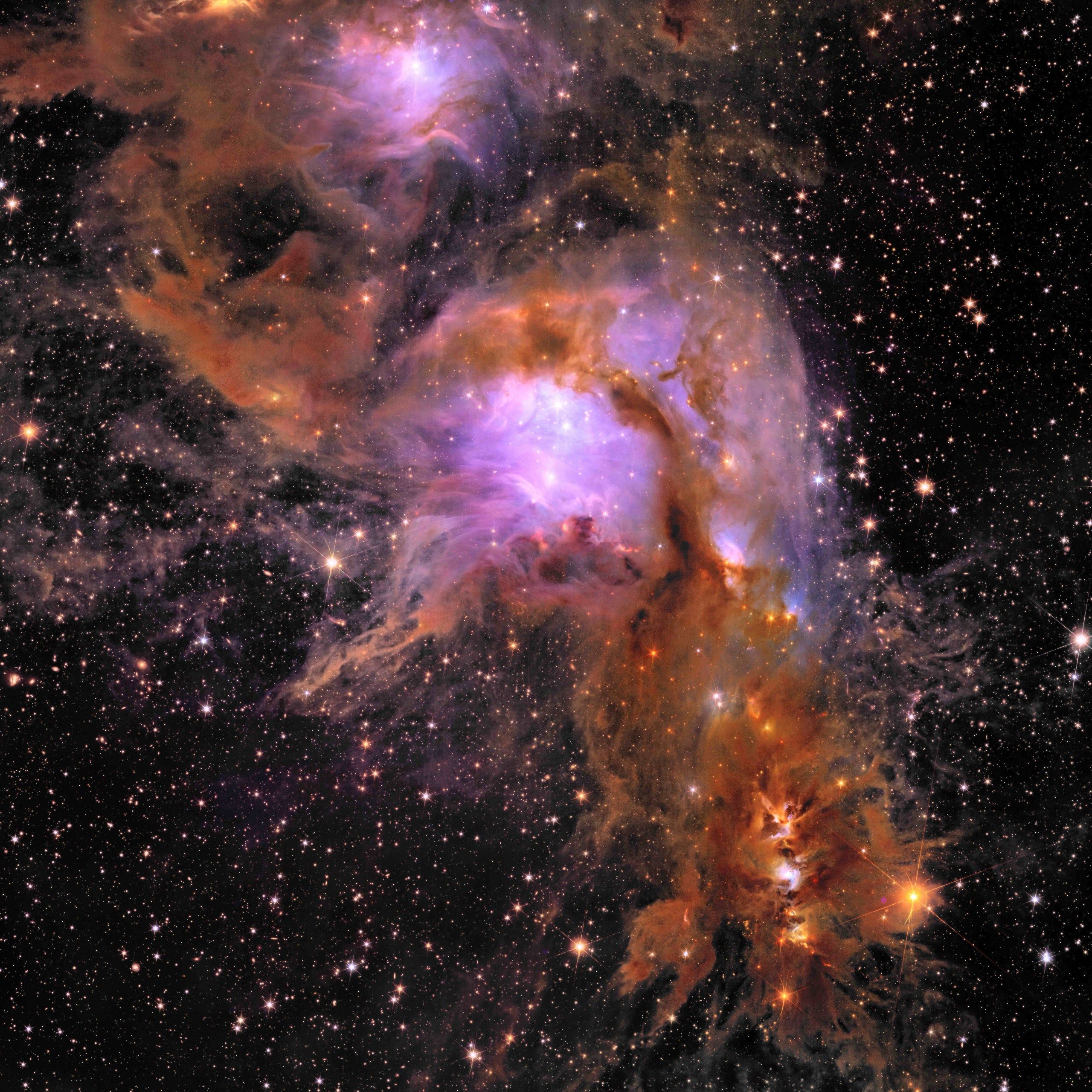 2560x2560 New photo of the dark universe from Euclid are filled with wonder
