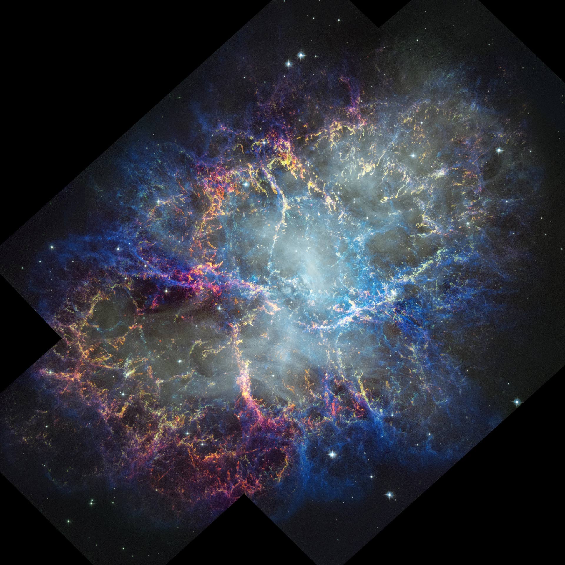 1920x1920 Hubble Space Telescope Revisits Iconic Crab Nebula