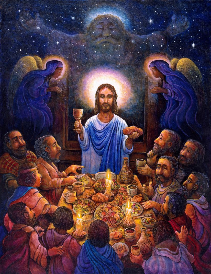 825x1073 Last Supper Wall Mural