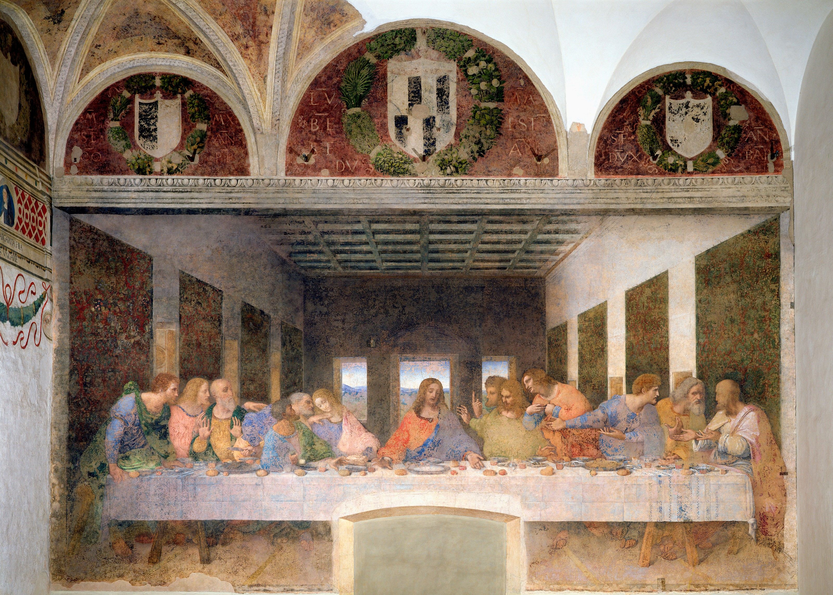 3200x2286 The Last Supper Wall Mural