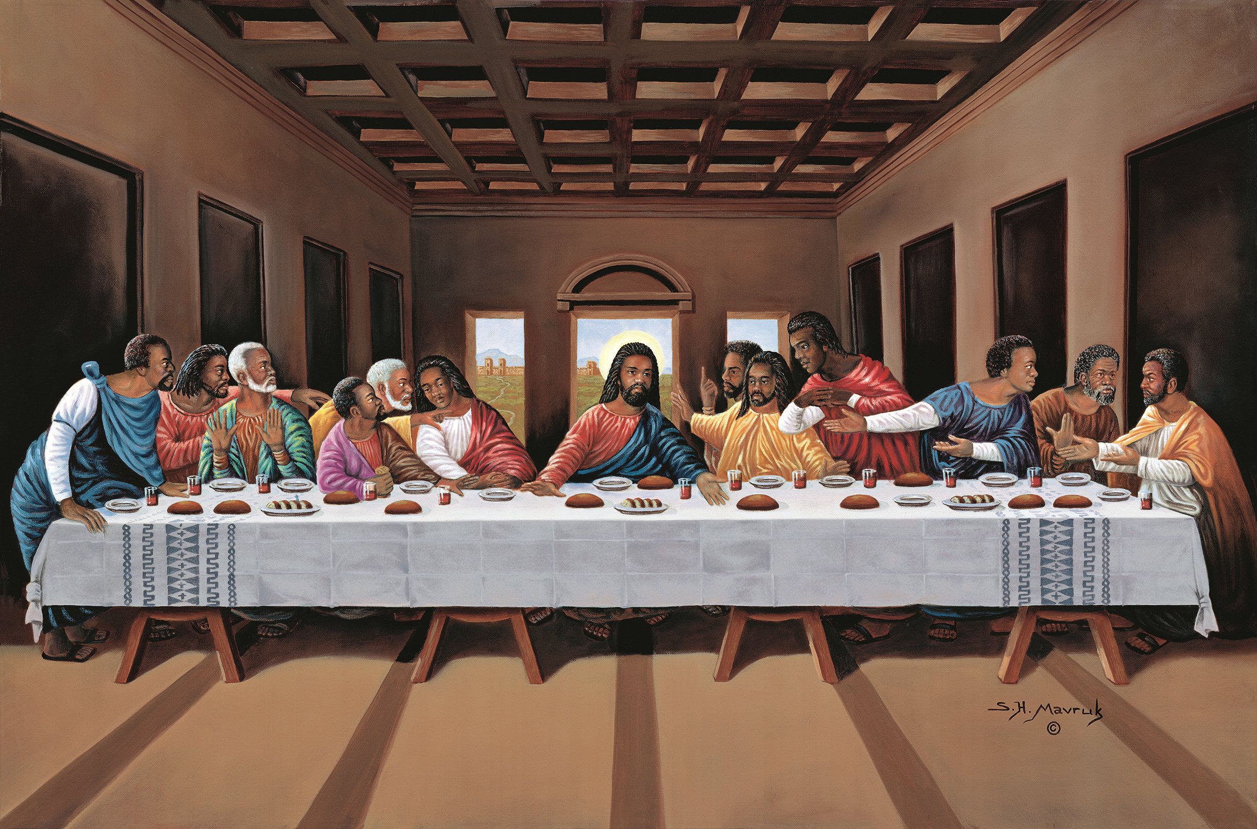 2462x1624 Canora Grey Black Last Supper & Reviews