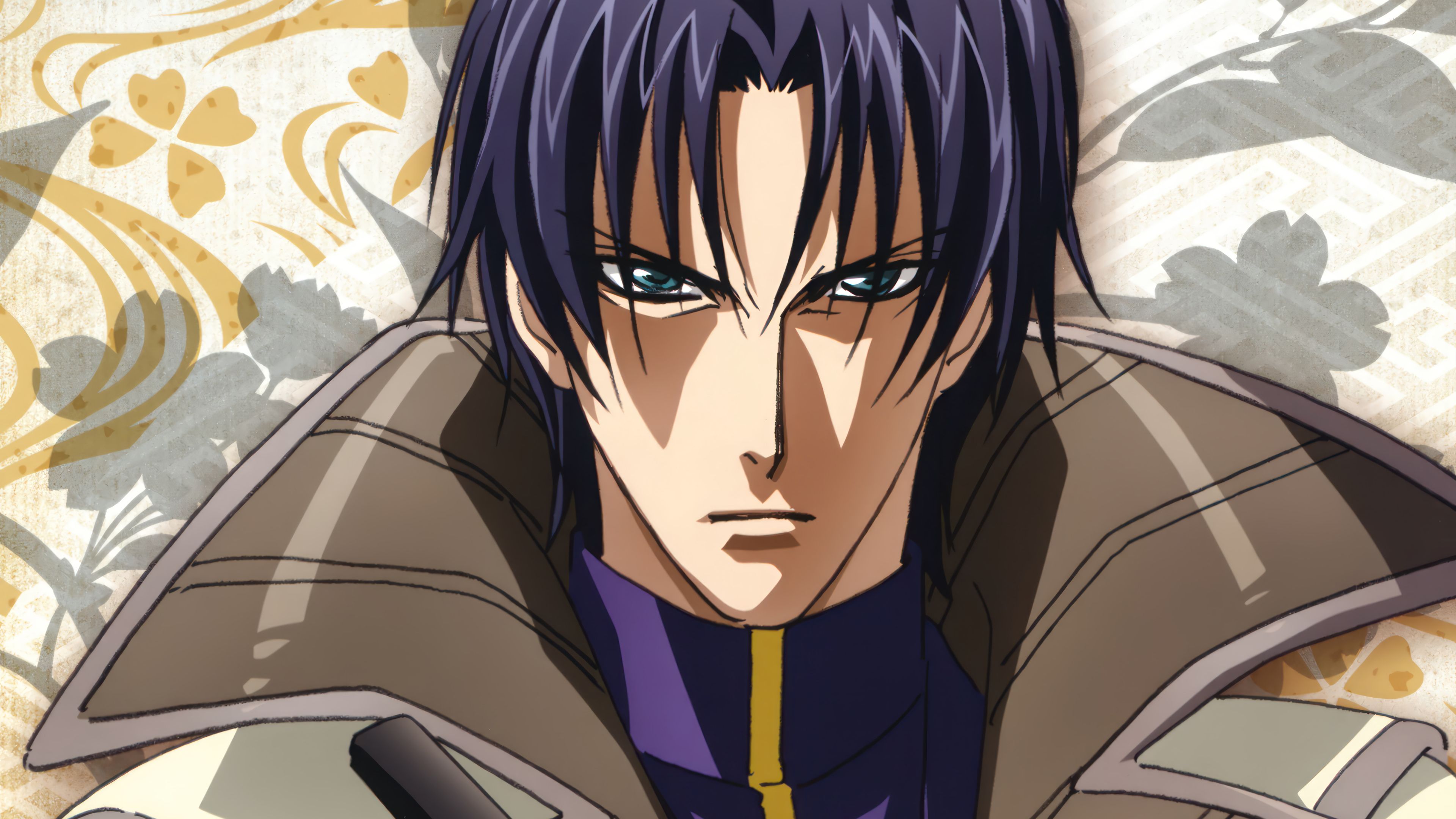 3840x2160 Rurouni Kenshin Aoshi Shinomori Wallpaper 4K HD PC l