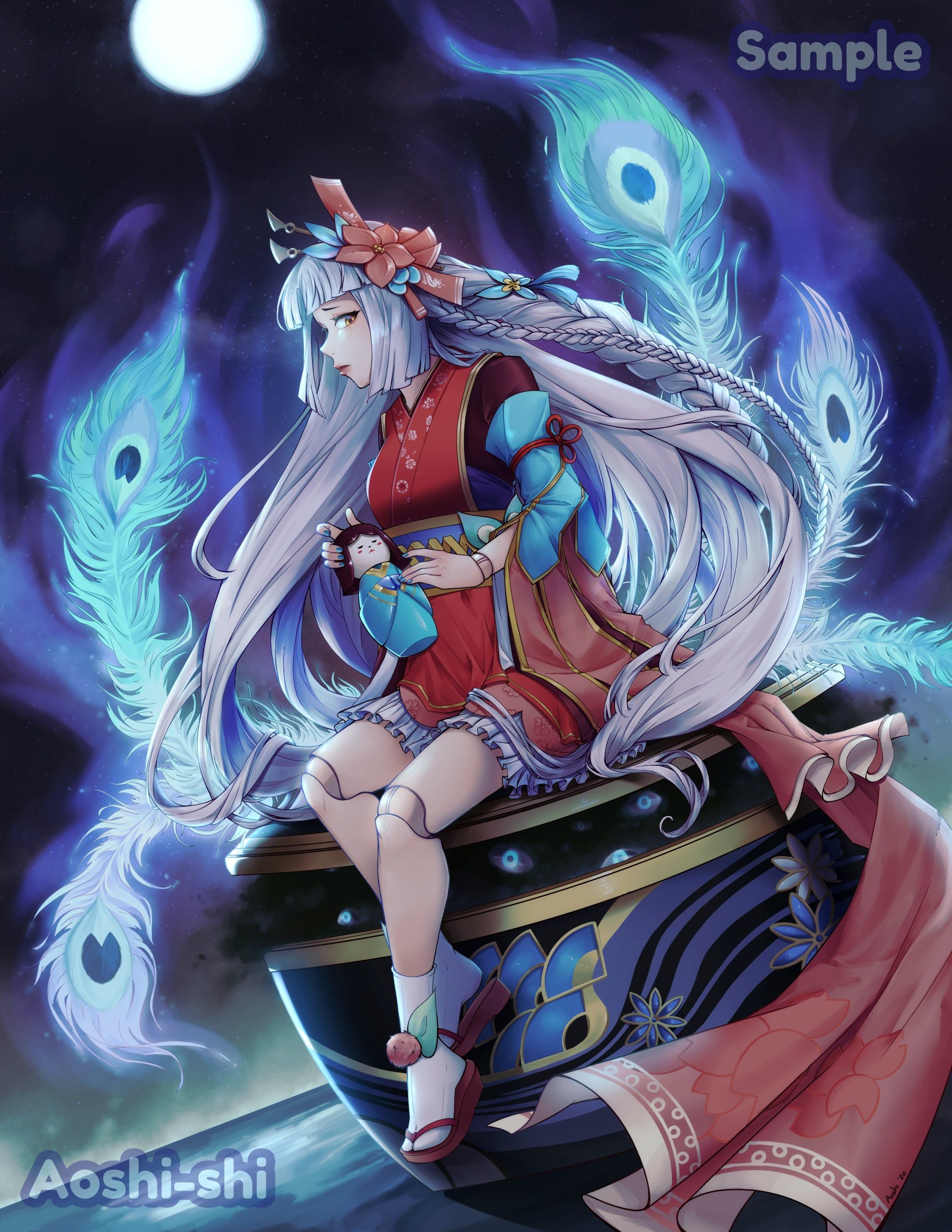 2142x2772 Hako Shoujo Print
