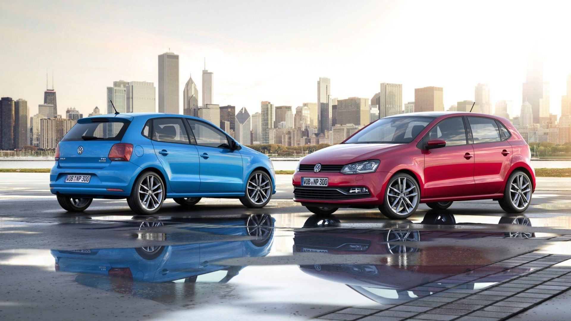 1920x1080 Sleek Volkswagen Polo HD Wallpaper: Urban Drive Elegancex1080