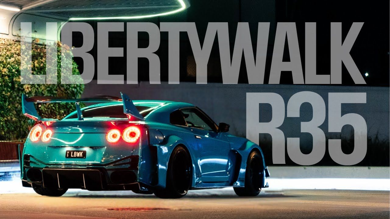 1280x720 City Night Run Walk Nissan GTR R35
