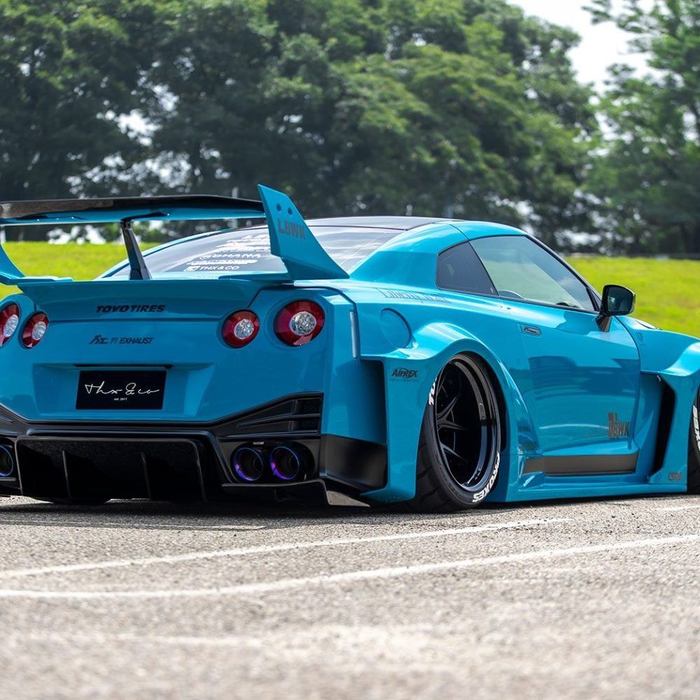 1000x1000 Liberty Walk LB Silhouette WORKS GT 35GT RR Trunk For R35 Nissan GT R