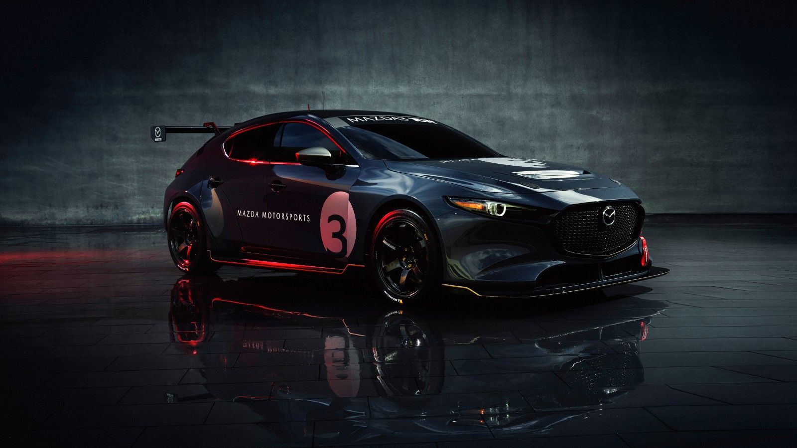 1600x900 Mazda3 TCR 2019 4K 8K Wallpaper