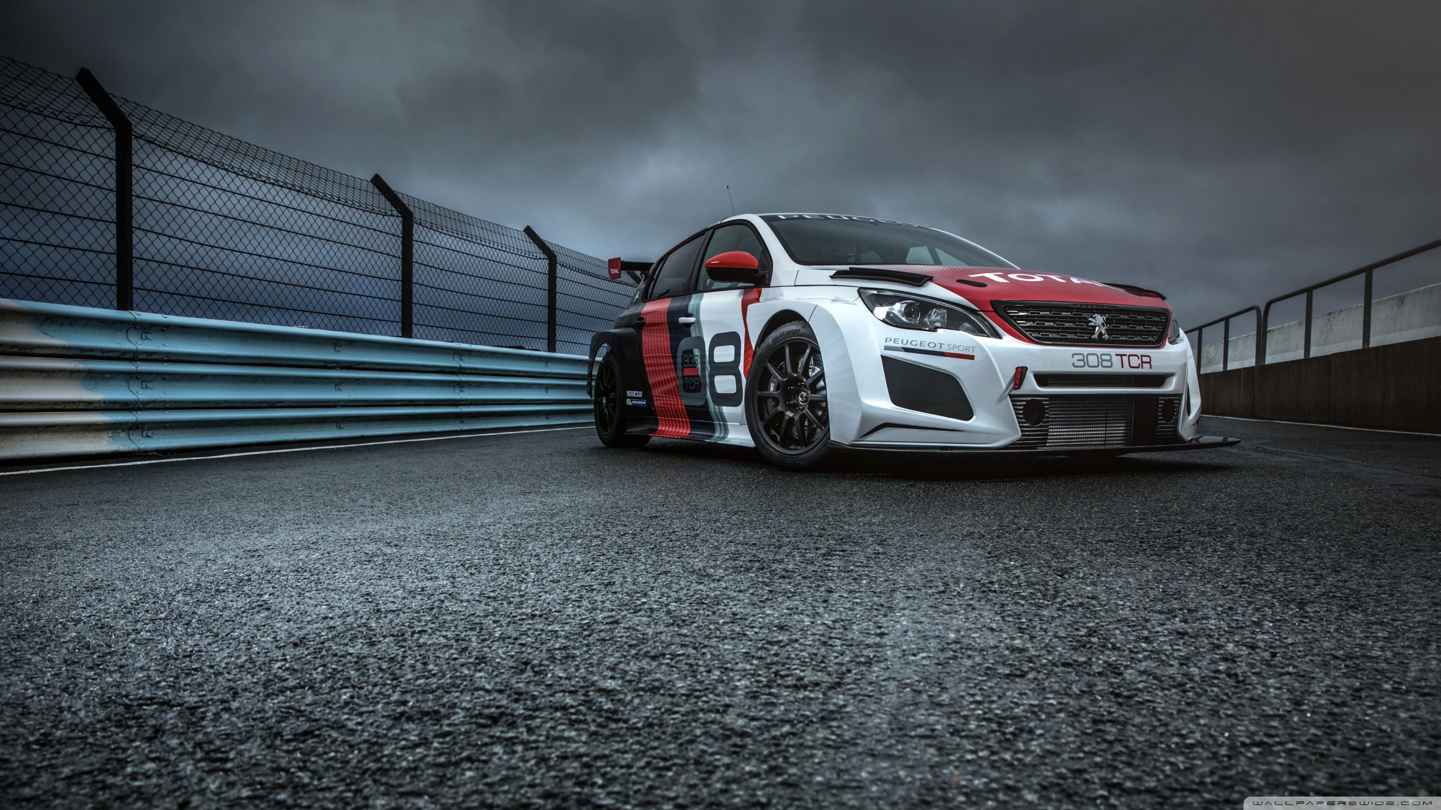 2880x1620 Peugeot 308 TCR 2018 4K UHD Wallpaper for UltraHD Desktop and TV : Widescreen and UltraWide Display : Dual and Triple Monitor : Smartphone and Tablet Devices