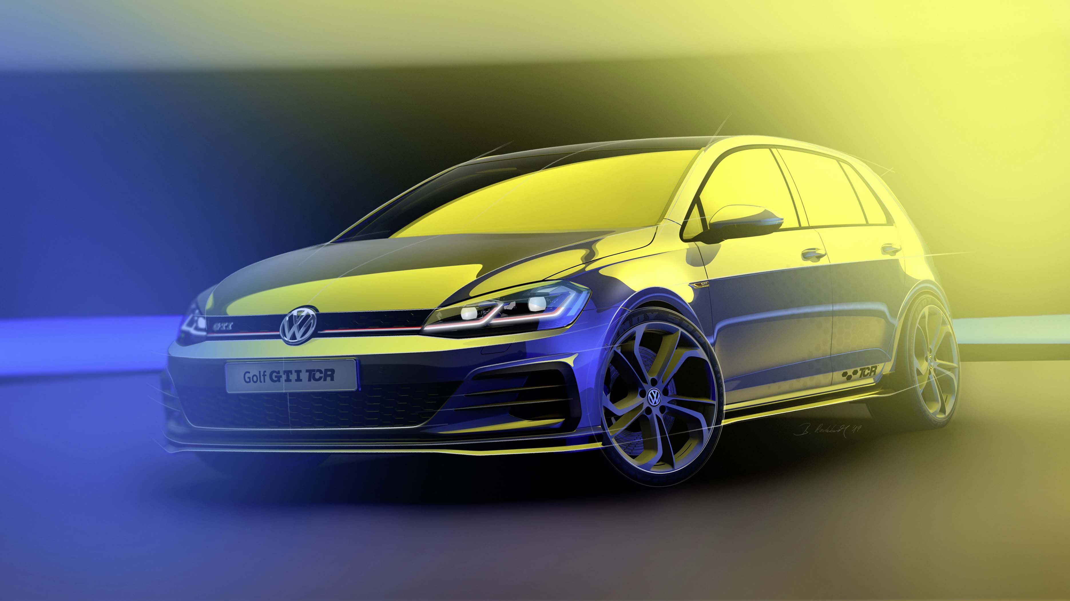 3741x2104 A Race Inspired 286bhp VW Golf GTI TCR Is Incoming