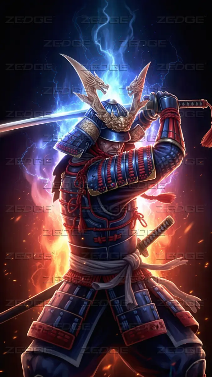 674x1198 samurai wallpaper