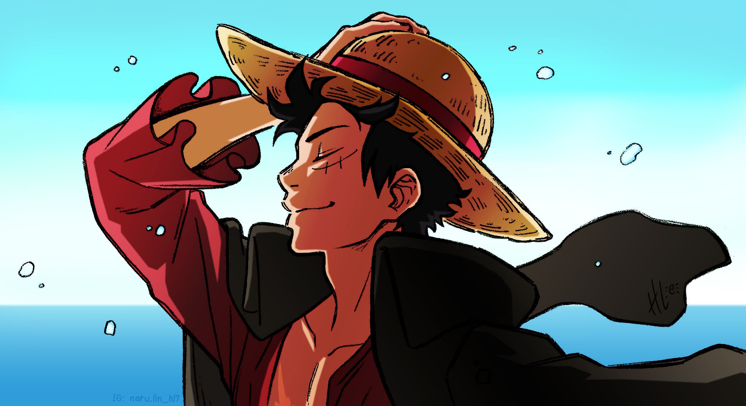 2564x1395 Download One Piece: Two Years Later Monkey D. Luffy Anime One Piece HD Wallpaperx1395