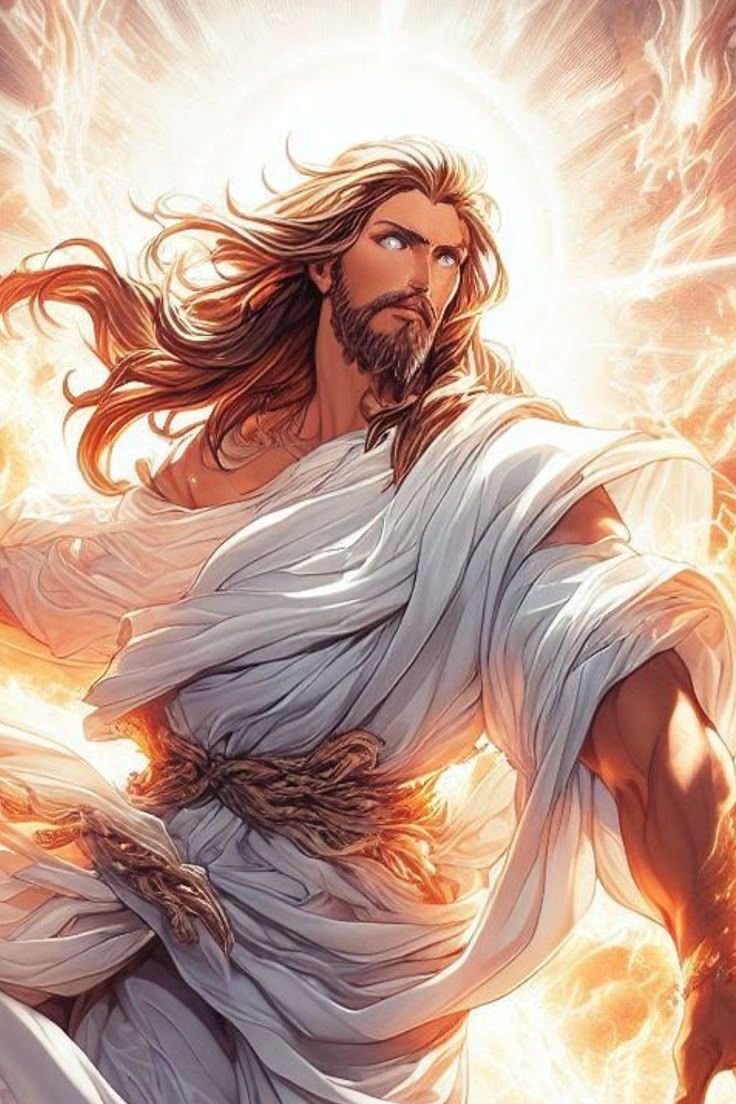 736x1104 Jesus anime art wallpaper