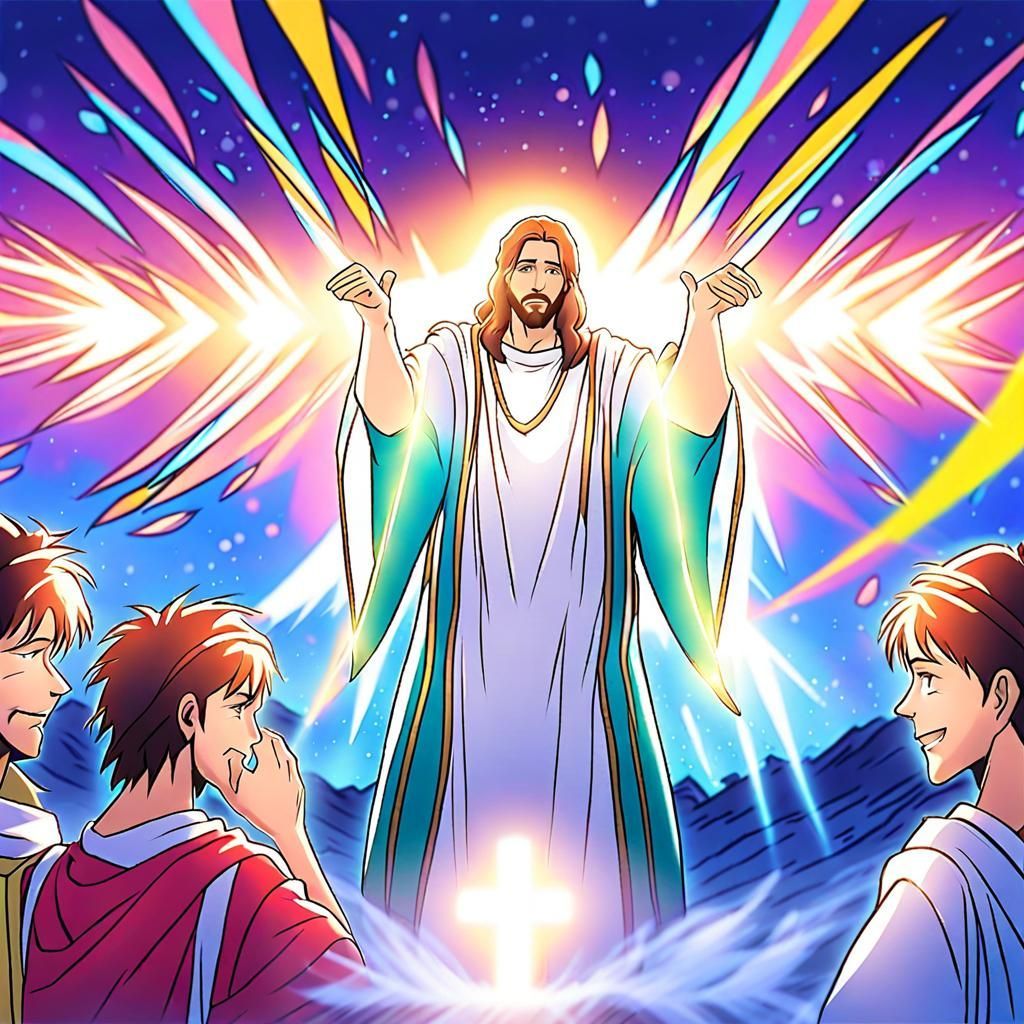 1024x1024 Anime Jesus Jesus Christ Healing People
