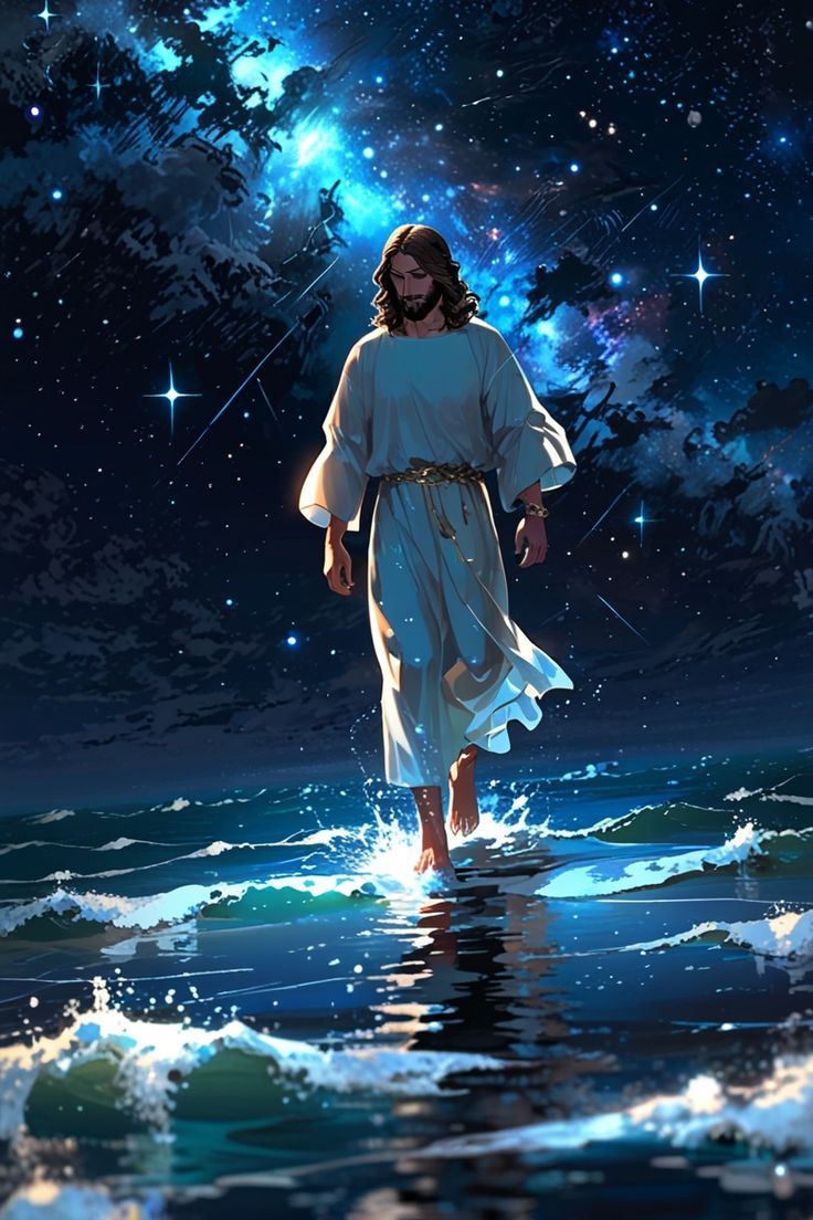 736x1104 CHRISTIAN BACKGROUND. JESUS ANIME STYLE IMAGES