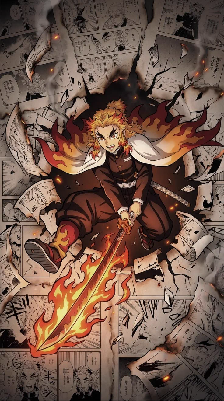 736x1318 4K Wallpaper Recap on X: Rengoku / X