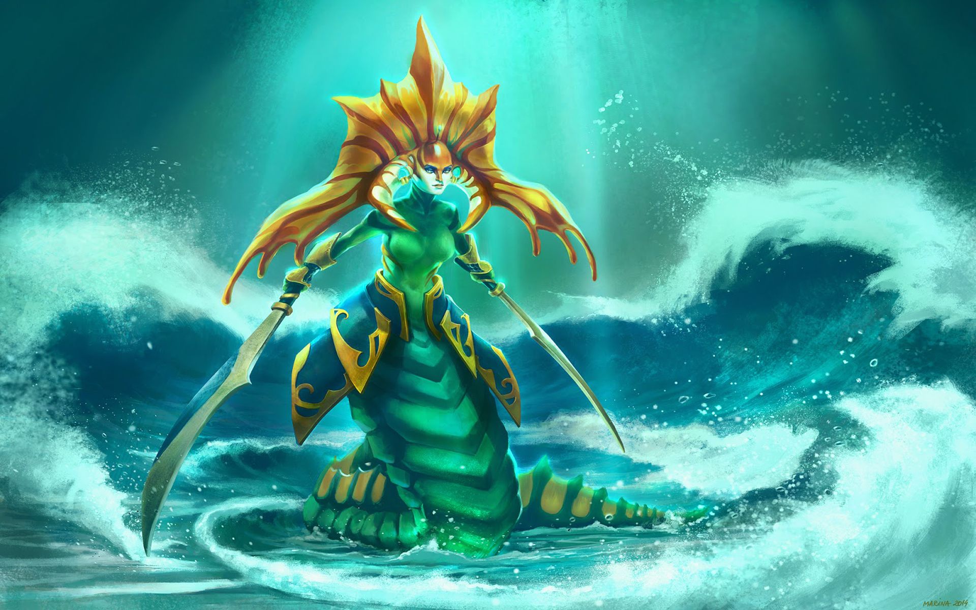 1920x1200 Naga Siren Wallpaper