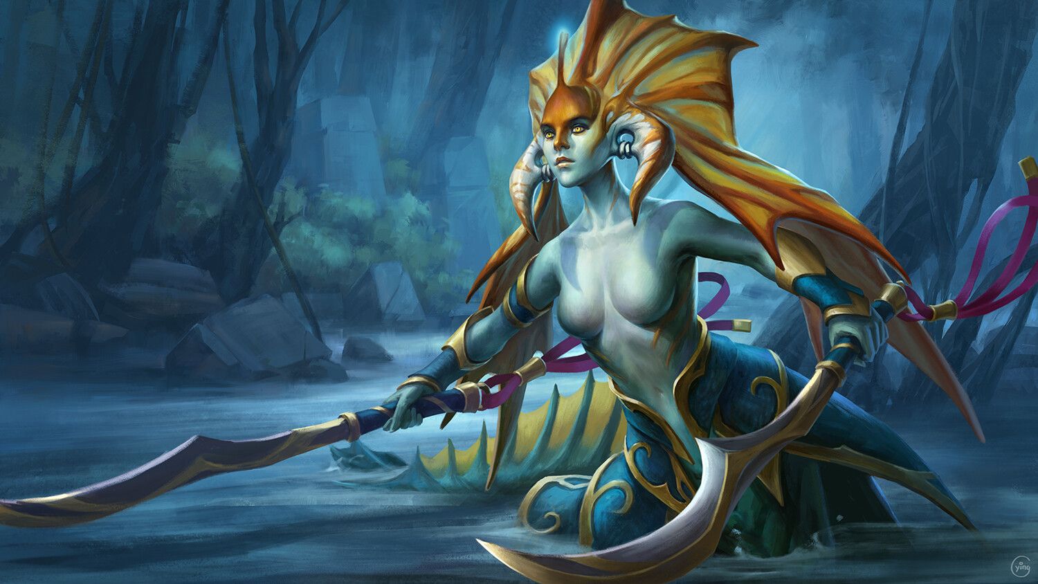 1500x844 Ge Ying 2: Slithice, Naga Siren