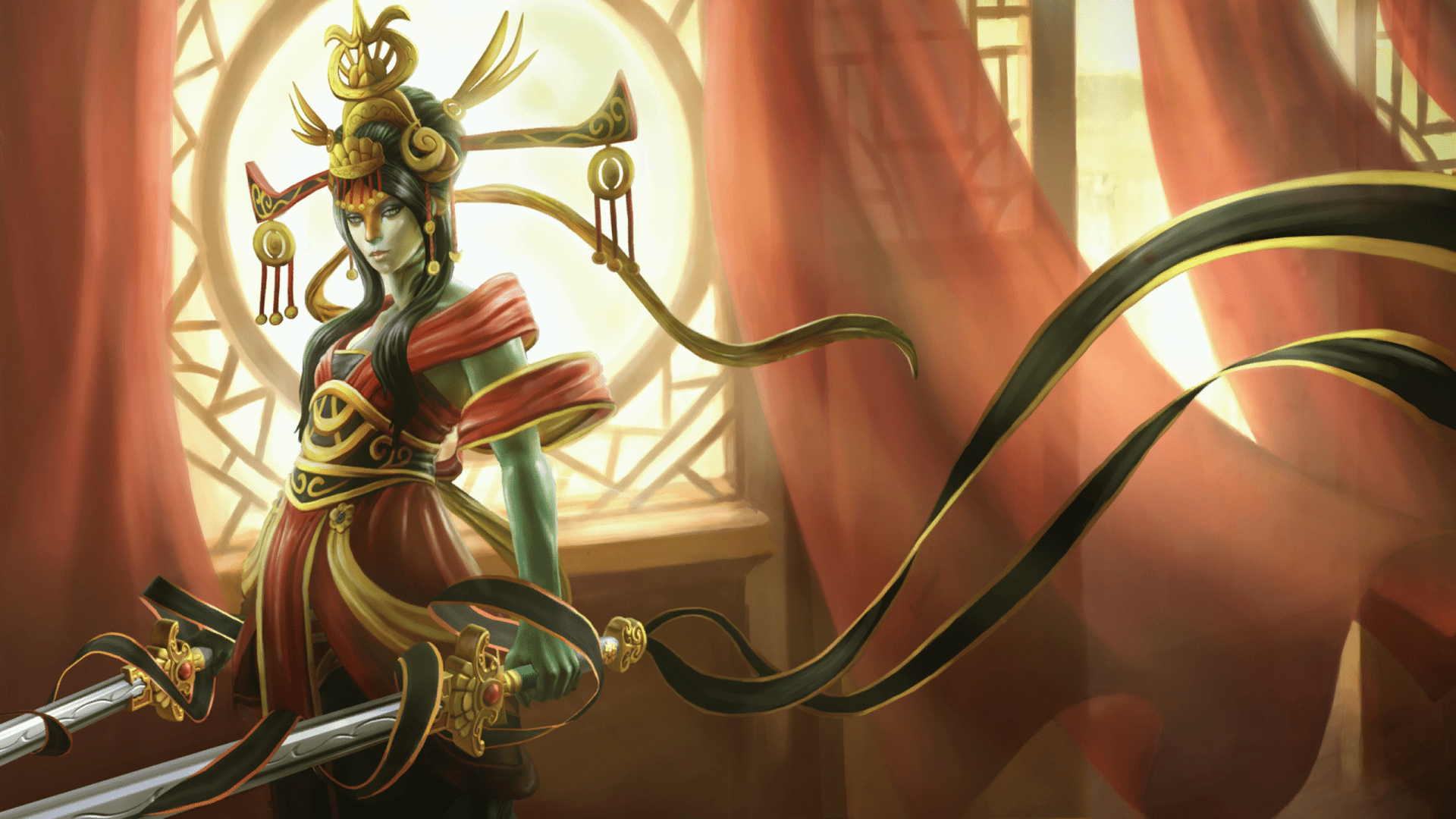1920x1080 Download Weapon Sword Naga Siren (Dota 2) Video Game DotA 2 HD Wallpaperx1440