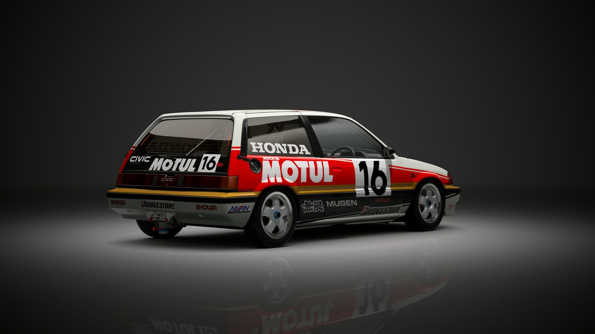 1920x1080 Honda Civic Si Group A version '87 Turismo 7 Car List