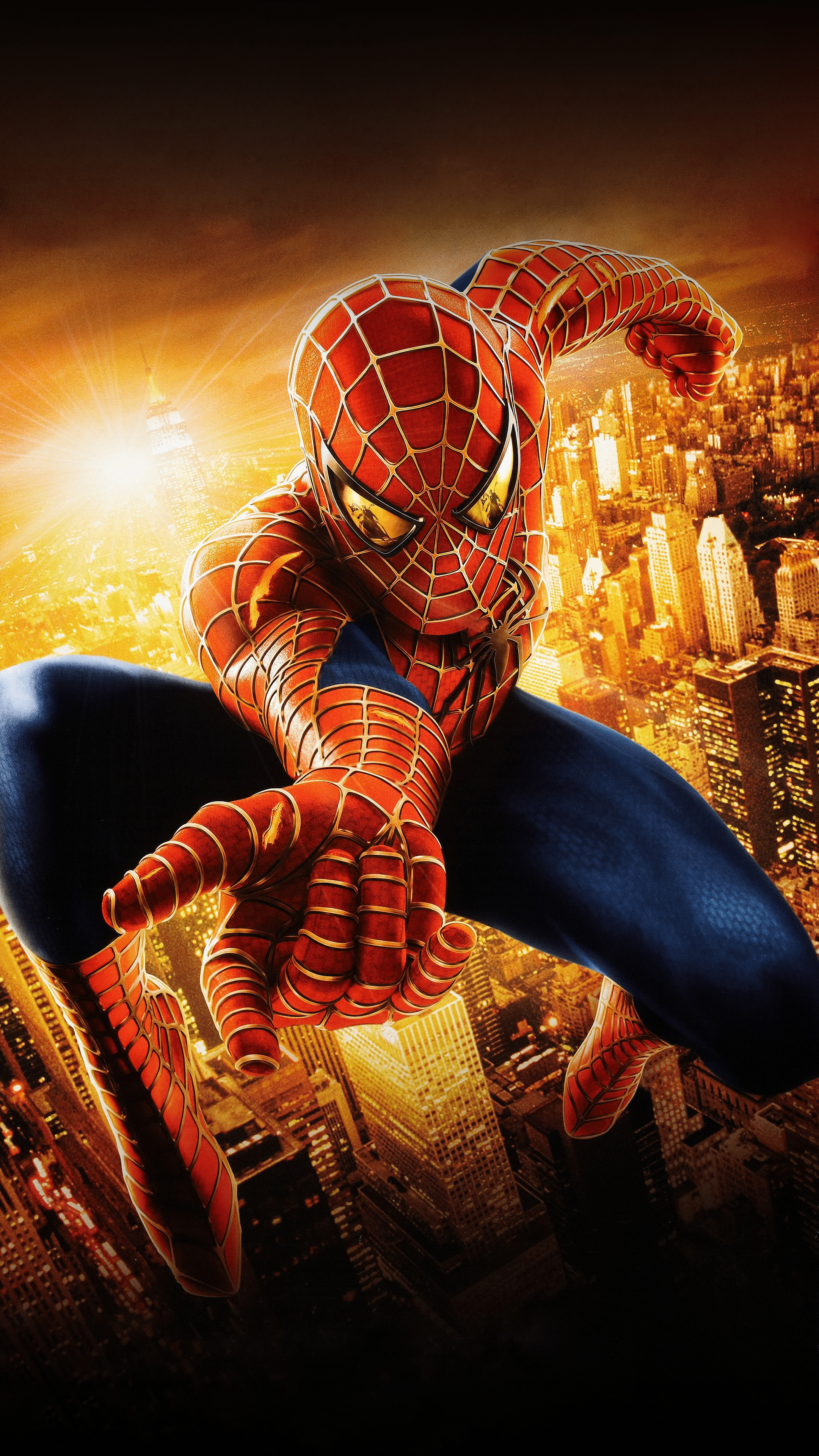 2160x3840 Removed The Text From Sam Raimi's Spider Man 2 And Converted It Into A Mobile Wallpaper Format And Filled In The Gaps. [2160 X 3840] [2160 X 4677]