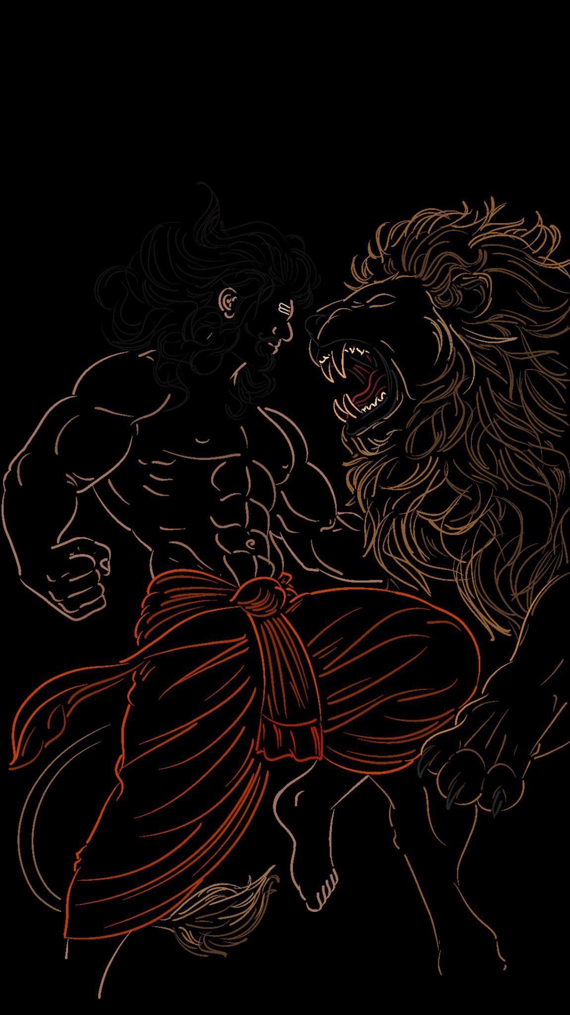 1150x2048 Chhatrapati Sambhaji Maharaj artwork(wallpaper)