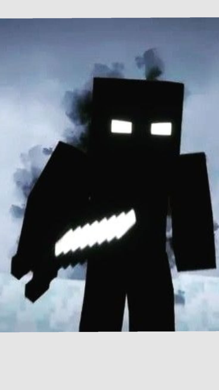 736x1308 Minecraft black picture. Black minecraft aesthetic wallpaper, Wallpaper for black minecraft, Herobrine wallpaper